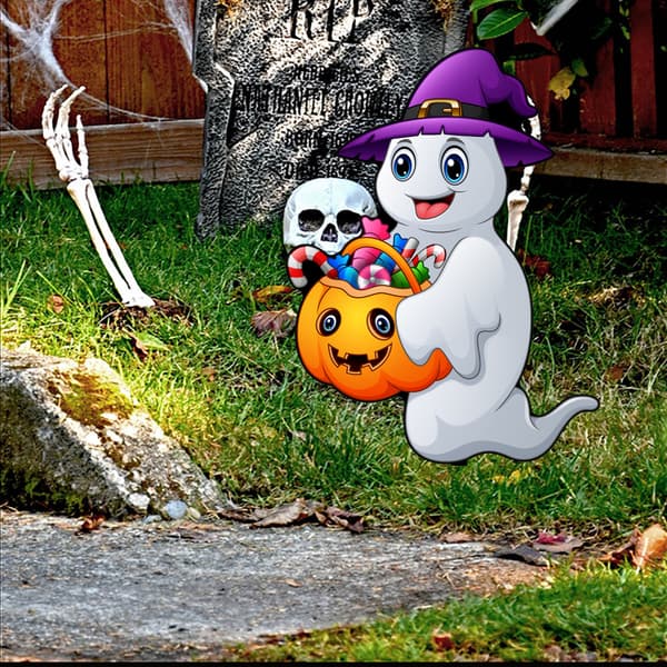 Halloween dekoration akryl havepynt