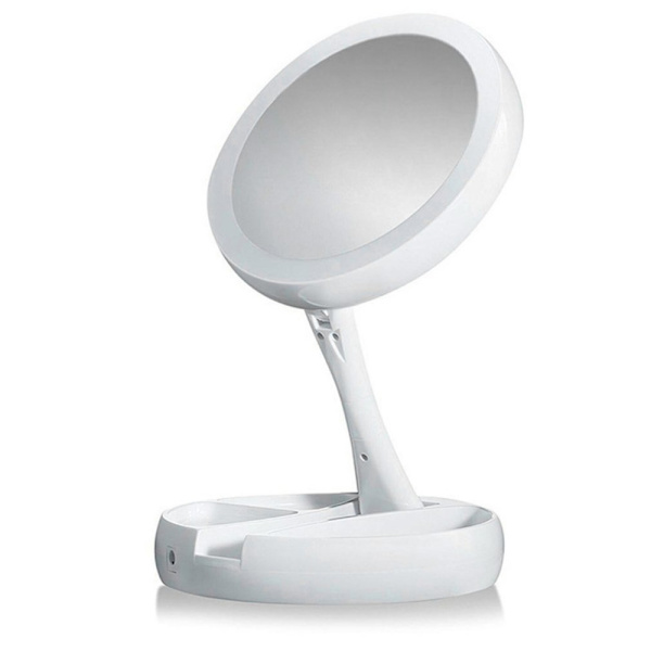 Sminkspegel med LED lampor white