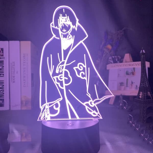 Naruto Kakashi Uchiha Sasuke 3D Illusion Night Light Lamp Sm