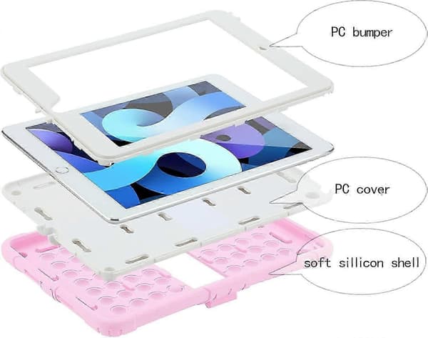 Fodral för iPad 6:e generationen/5:e generationen (9,7\" 2018/2017 års utgåva)/iPad Air 2/iPad Air 1:a generationen/iPad Pro 9,7\" Sho