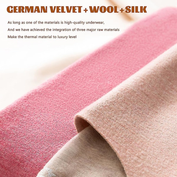 Uudet Thermal Miesten Talvi Naisten Pitkät Alushousut Setti Fleece Pitää Lämpimänä Kylmällä Säällä Male Camel XL