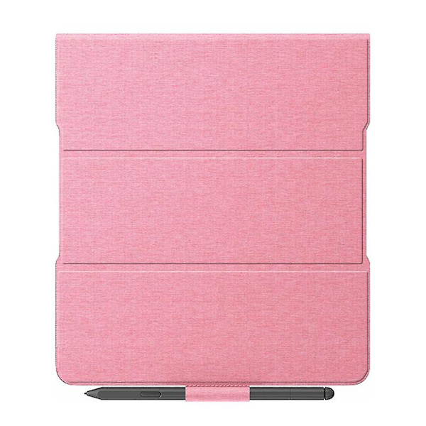 För Amazon Kindle Scribe Magnetic E- case Pu Läderställ Cover Pink