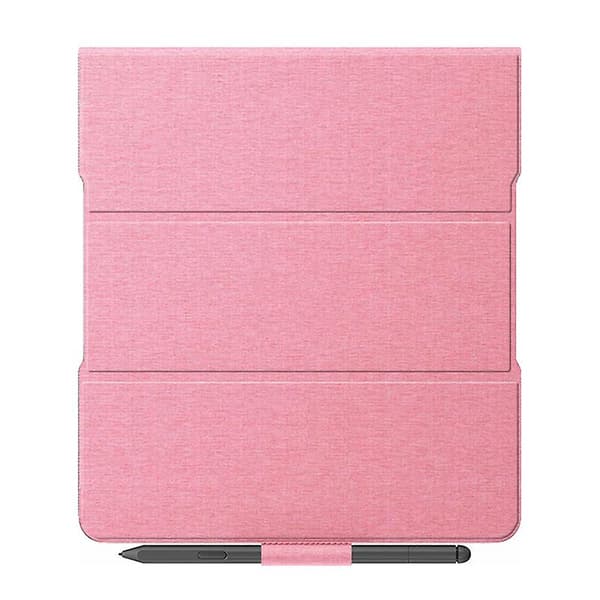 Til Amazon Kindle Scribe Magnetisk E-case PU Læder Stand Cover Pink
