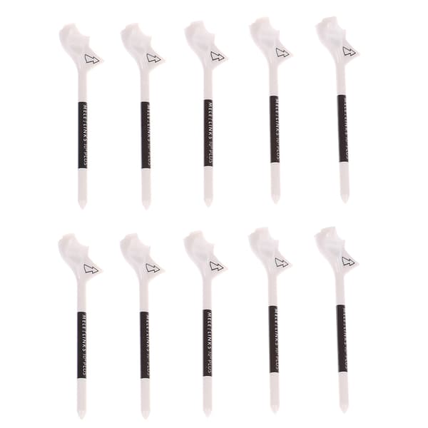 10 Golf Tees 10° Diagonal Insert Rhombic Golf Ball Hållare 8.3*2CM