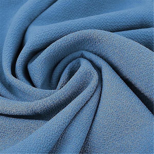 Stretchig kvinnor V-hals solid chiffong blus dam långärmad blusskjorta
