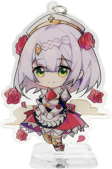 Genshin Impact Söt akryl nyckelring figur