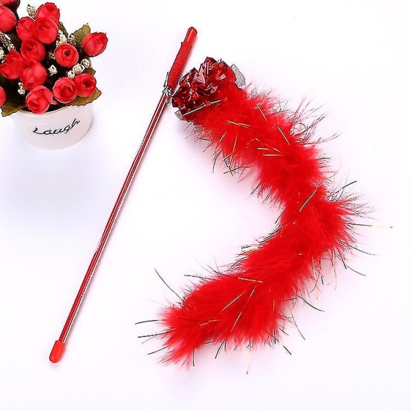 1. kissalelu Keppi sulkatolppa, jossa lintuja ja pieni kello red