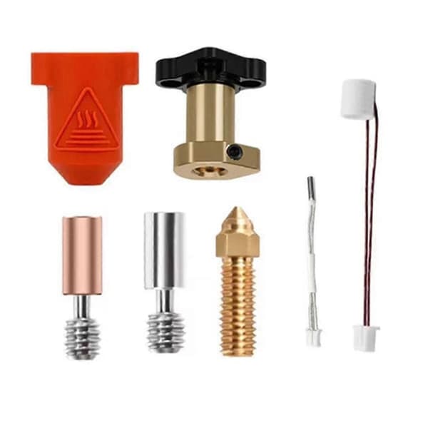 Til K1 / K1 Max Hotend Kit Keramisk Varmeblok Dyse 300C Ekstruder Høj Hastighed til Hotend