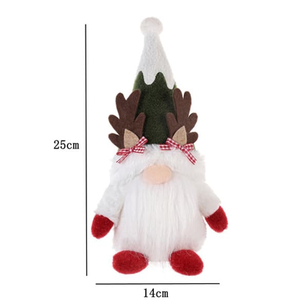 Julehorn spiss hatt, juletrepynt beard
