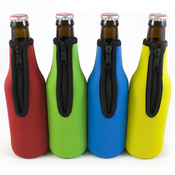 Olutpullon jäähdytin, (4 väriä) Case Wonder -setti 4 kpl 17,6 Oz Neopr