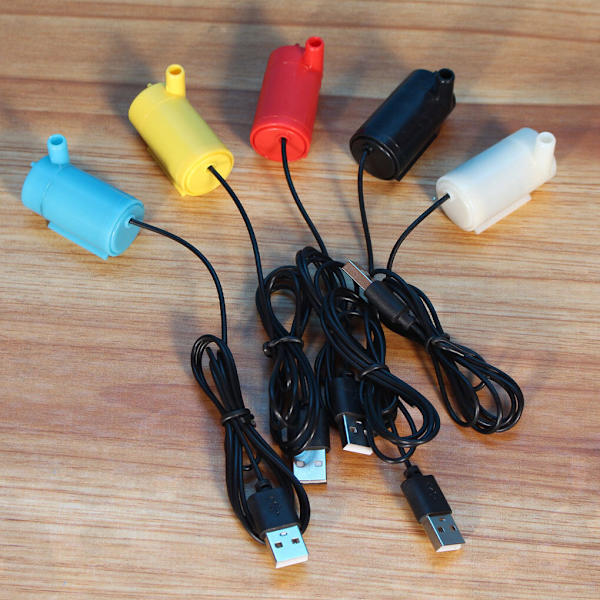 2st Vattenpump Mini Aquarium Pump Dränkbar vattenfontän 2pcs