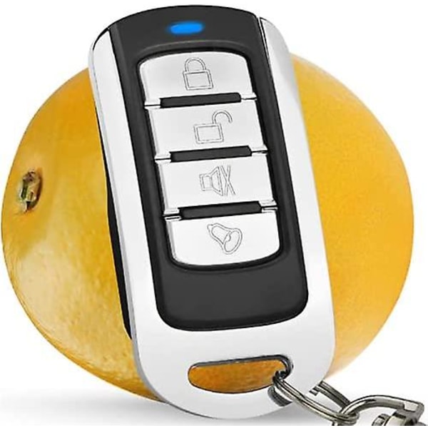 Elektrisk garageportsfjärrkontroll 433mhz 4-knapps Universal Programmerbar trådlös garageportfjärrkontroll 433mhz Svart 433mhz