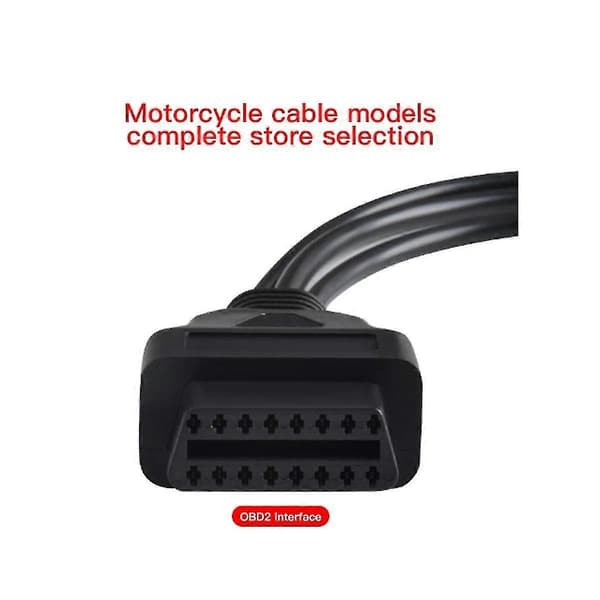 Motorcykel til 3-benet 4-benet og 6-benet Obd2-diagnosestik Kabel til motorcykel Obd-forlængerkabel