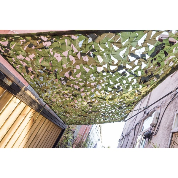 Woodland Camo Netting Camouflage Net för campingjakt 3*4m
