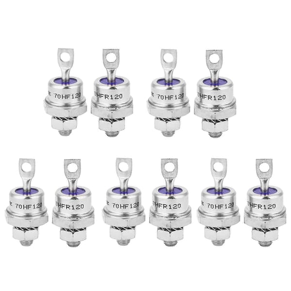 5 par likeretterdiode spiral for batterilading 70HFR120/70HF120