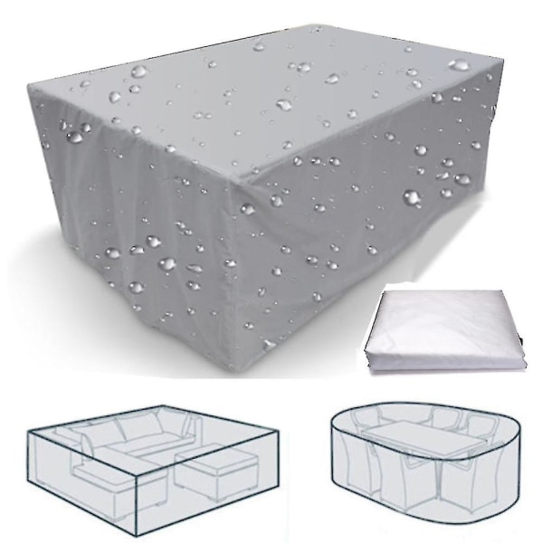 75 storlekar Vattentät uteplats Trädgårdsmöbler Överdrag Regn Snö Stolsöverdrag_(happyshop) 230x165x80cm