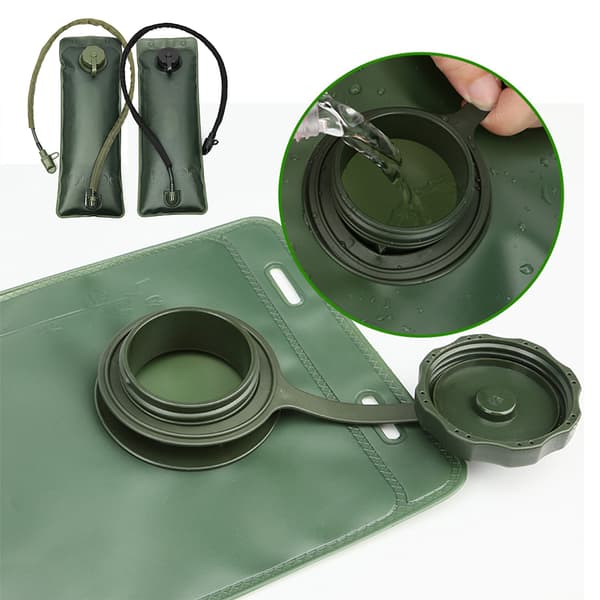 Vannpose Erstatning Innerveske Utendørsreiser Vannblære Army green 3L