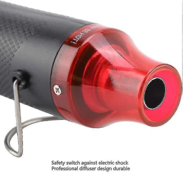 Mini varmepistol, mini bærbar varmepistol for DIY preging, krympeinnpakning, malingstørking 300W multifunksjon