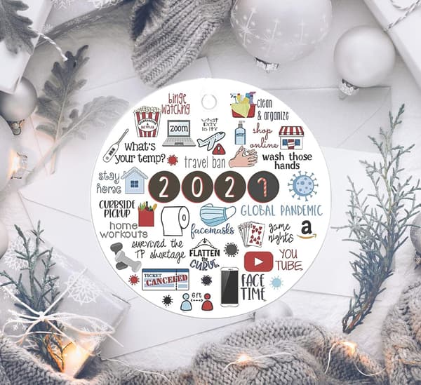 Julgransprydnader 2022 Personlig Mini Unik Liten Kul