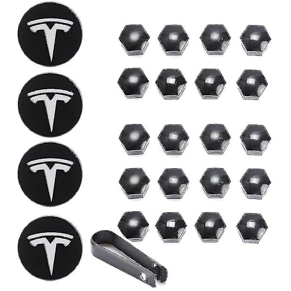 Tesla Model 3 Ysx Hjulkapsel Sæt Centerkap Hjul