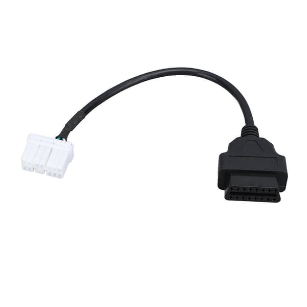 12-pin til 16-pin adapterkabel Diagnostisk koblingssele erstatning for Tesla Model S 2012 til 2015