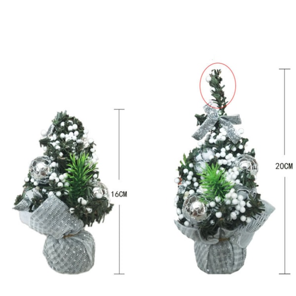 Juletrekuler Tre 20cm Mini Juledekorative Tre Juledagen De