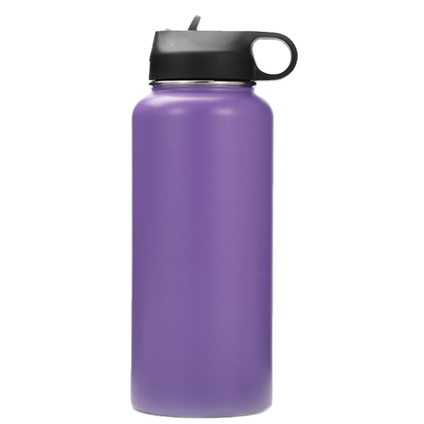 Vattenflaska i rostfritt stål - Vakuumisolerad metalltermoskolv håller sig varm purple