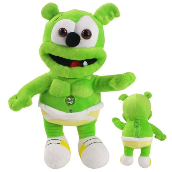 12" Singing I AM A GUMMY BEAR Musikal Gummibar Plyschdockor Teddy Barn Leksaker Presenter