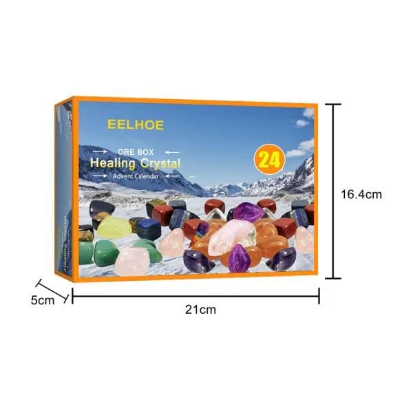 24 dagars sten jul adventskalender Leksak gåva timmar Blind Box