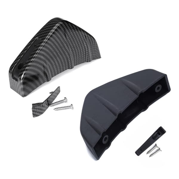 4x Shark Fin Diffuser Protect Cover Universal Car Bakre Bumper Cast Decor Spoiler Water transfer