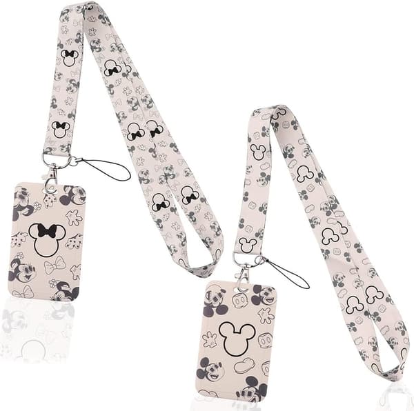 2 sett Lanyard med kortholder, Lanyard nakkestropp med kvalitet