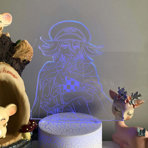 Anime Character Night Light 3D Illusion Lamp Remot