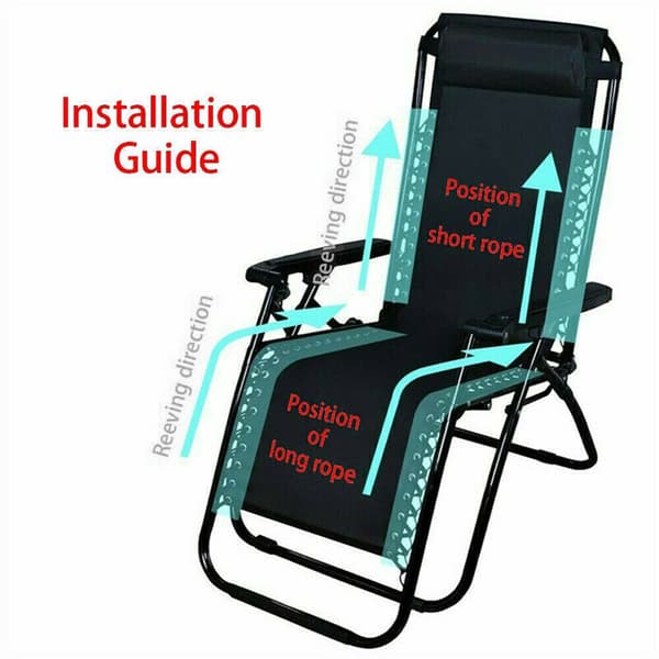 4 stk Elastisk Snor Stol Recliner Bindestreng