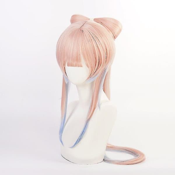 Spel Genshin Impact Kokomi Cosplay Wig Gradient Mixed Color