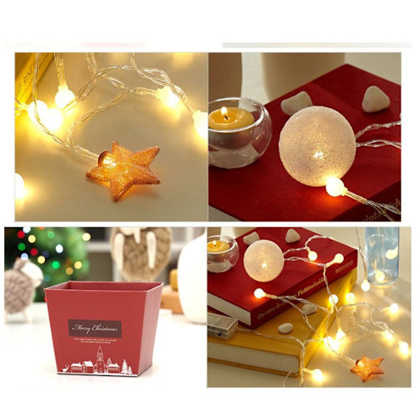 4cm LED Juletre Sett Mini Bord Xmas Tree