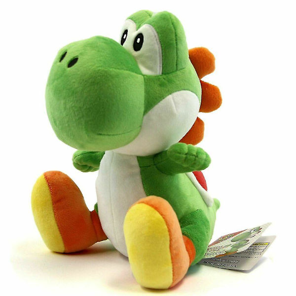 6' Super Mario Bros Green Running Yoshi stoppad plyschdocka Födelse A