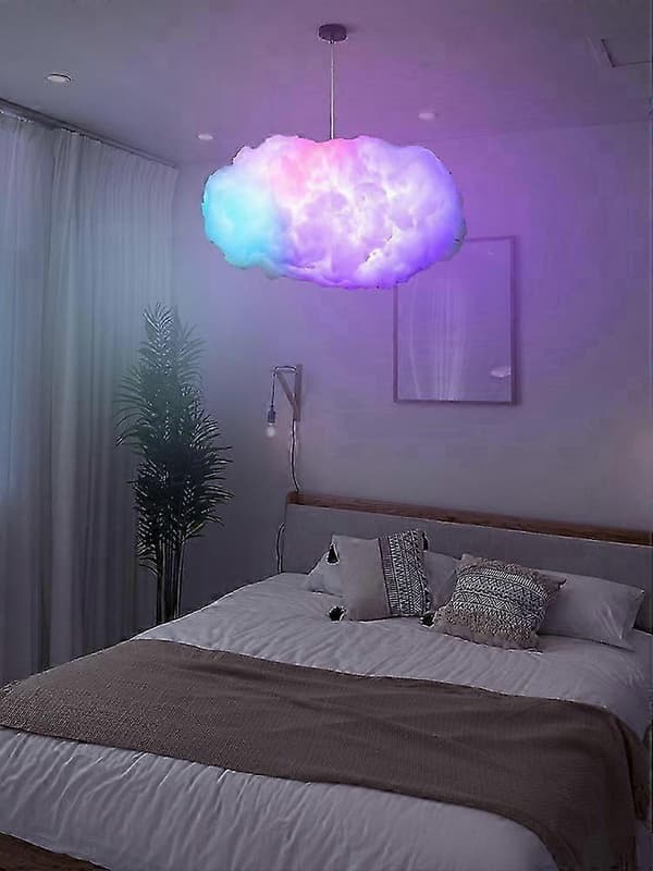 Enkel å installere 3D-skylampe for soverom og sosiale medier