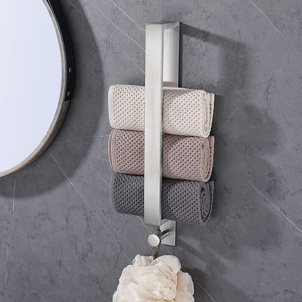 Selvklebende håndkleholder i rustfritt stål uten boring for
