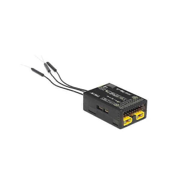 FrSky TW SR12 Dobbel 2.4G 12/24CH ADV Stabilisatormottaker med Trippelantenner Doble XT30-kontakter FB
