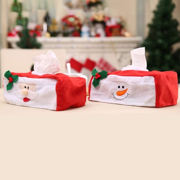 2 deler julefilt vevboks Xmas vevholder