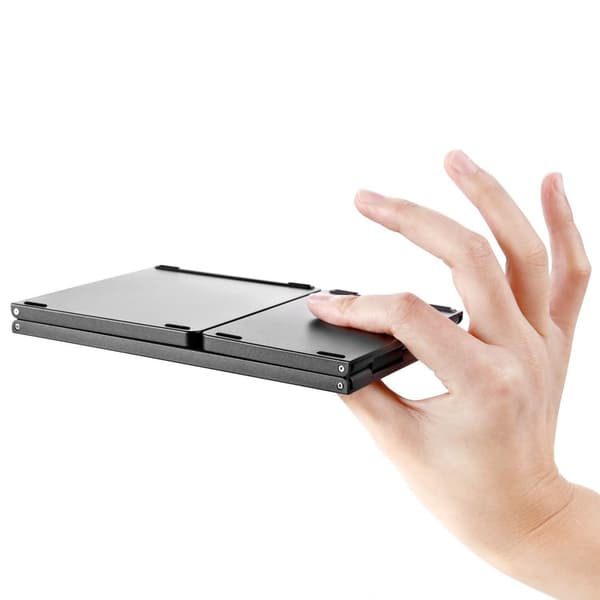 Trådløst mini-tastatur med touchpad i super slankt design