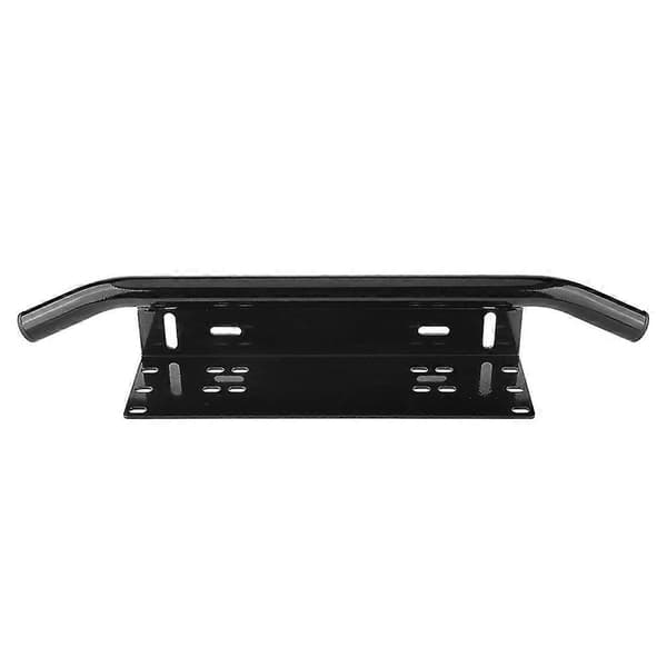 Nummerskiltrammeholder i aluminiumslegering, kufanger, støtfangerfeste, lyslampe, LED-brakett