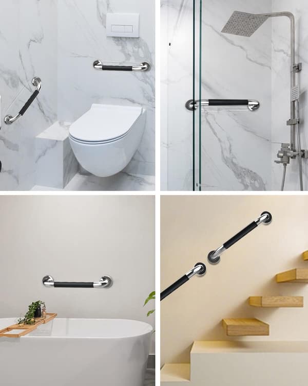 WC-kahva 30cm Kromattu Ruostumaton Teräs Kylpyhuonekahva, S