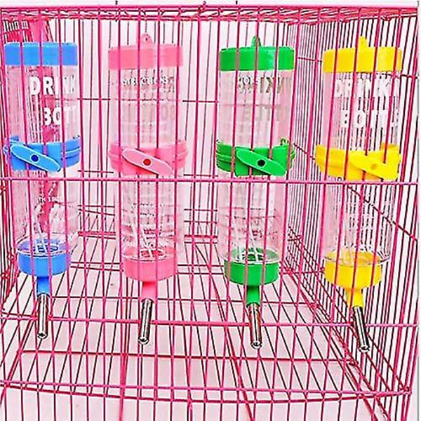 Dricksflaska Plast Vattendispenserflaska För Kanin Hamster Smådjur Gul