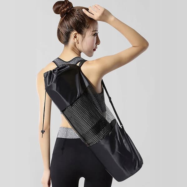 Yogamåtte -  - 60 x 180 cm black