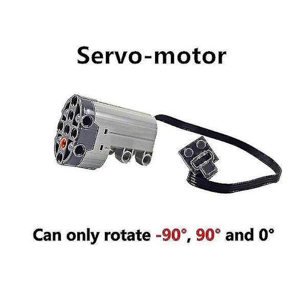 Tekniske dele Compale 91994 74784 61927 Multi Power Functions Værktøj Servo Blocks Tog Motor Xl Motor Pf Model Sæt 88002 From 5V to 9V