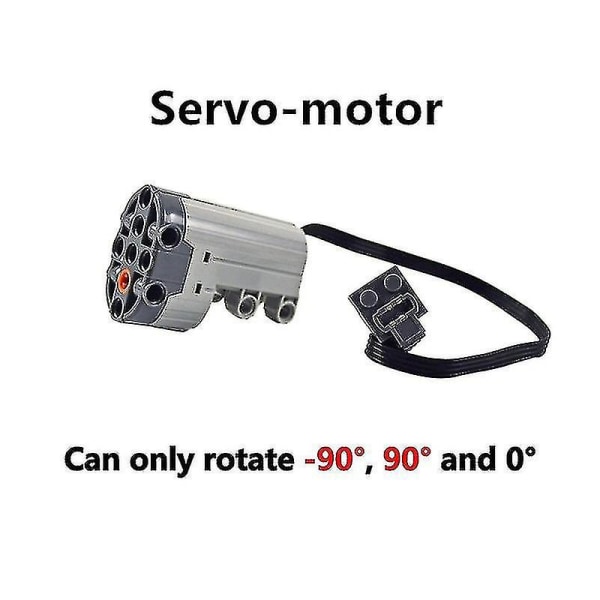 Tekniske deler Compale 91994 74784 61927 Multi Power Functions Tool Servo Blocks Tog Motor Xl Motor Pf Modellsett 88002 From 5V to 9V