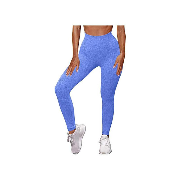 Legging med hög midja blue S