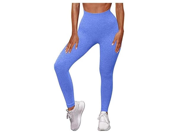 Leggings med høy midje blue S