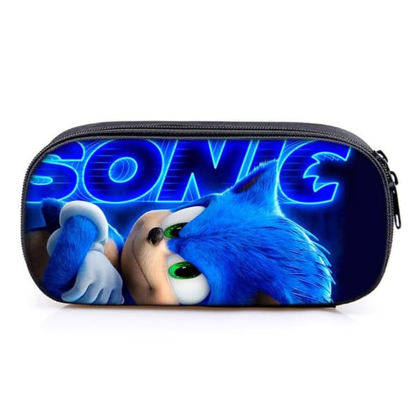 Sonic 2 Print barn pennfodral case box för studenter F